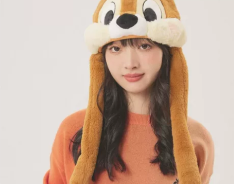 【全新正品】迪士尼毛绒帽  奇奇 不包原厂...