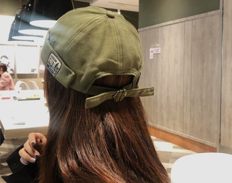 夏季薄款无帽檐瓜皮帽地主帽女街头潮人嘻哈帽...