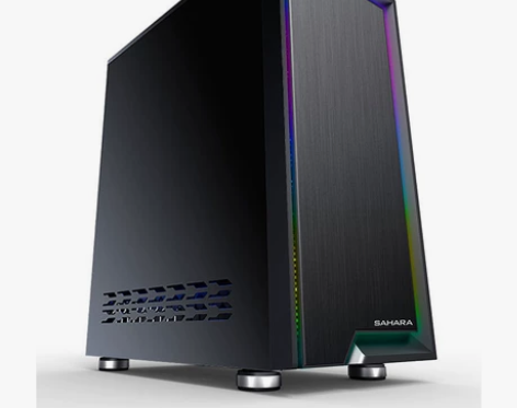 撒哈拉船长400台式机电脑商用办公机箱 感...