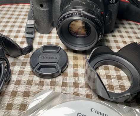 佳能EOS 6D单反相机，95新自用无拆修...