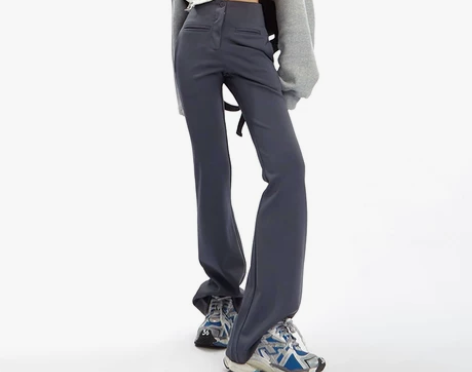 APEA2021秋冬新款复古辣妹高腰性感显...