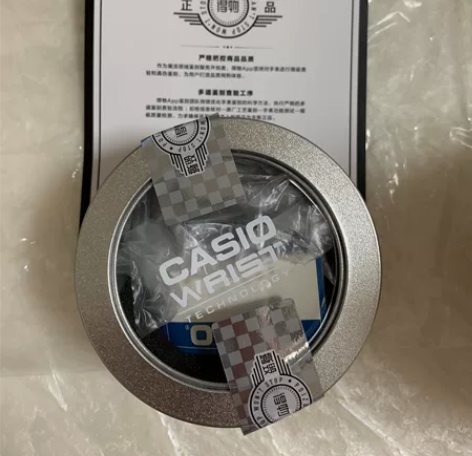 卡西欧手表 复古小方块 不锈钢表带 男士手...