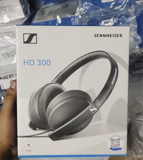 森海塞尔HD300头戴式有线耳机，质保二年...