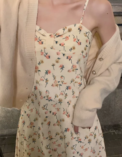 法式裙 连衣裙法式碎花女夏装2022年新款...
