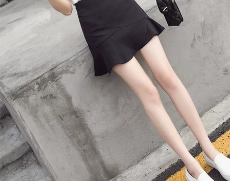 鱼尾裙半身裙春秋女2019新款包裙高腰裙子...