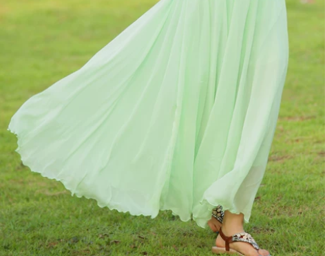 夏季新款雪纺半身裙 仙女裙 波西米亚大摆裙...