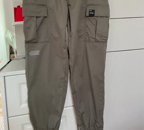 男士新款工装裤松紧腰际休闲裤子潮 感兴趣的...