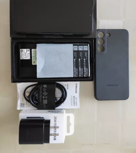 三星s22 99新黑色8+128g国行全网...