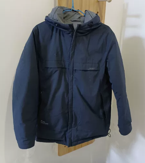 海澜之家男士连帽羽绒服，180的码，实体店...