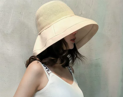帽子女夏天遮阳帽韩版渔夫帽百搭太阳帽夏遮脸...