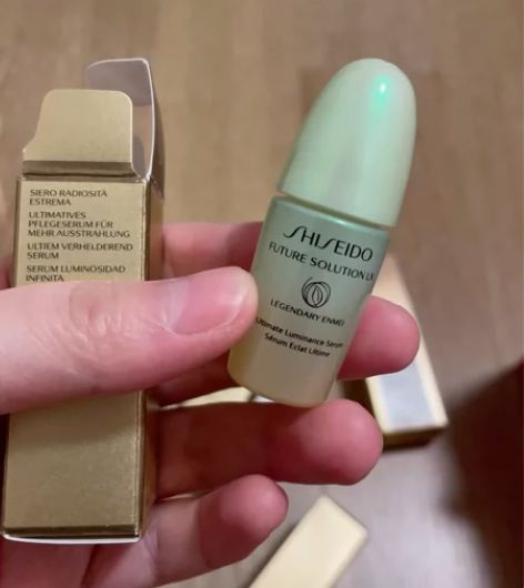 资生堂时光琉璃凝时生机精华中样，5ml，6...