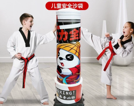 【礼遇价】拳击沙袋立式家用小孩散打健身不倒...