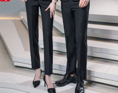 夏季薄款职业黑色西裤男女正装商务西裤气质工...
