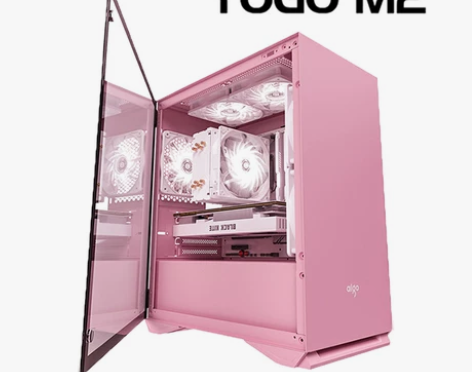 爱国者YOGO M2机箱主台式电脑透明黑色...