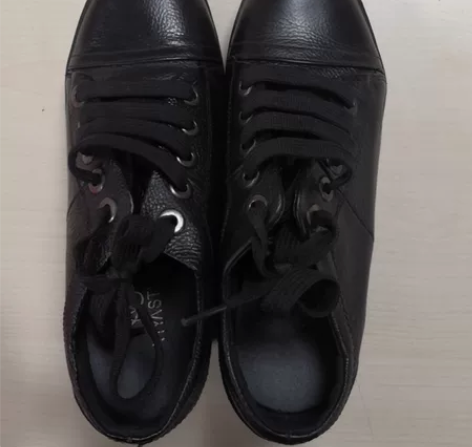 内增高 黑牛皮鞋   全新 37码 内增高...