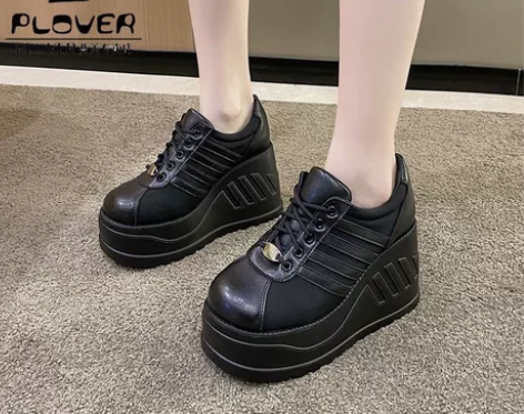 内增高10cm鞋 厚底松糕鞋 38码 买...