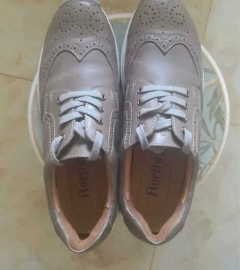 奥伦布洛克雕花运动休闲男鞋40码非mium...