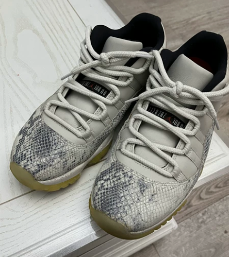 郭艾伦同款 乔丹11low白蛇 真真真正品...