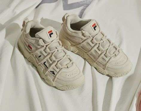 FILA 斐乐 休闲鞋 面包鞋 洗过一次 ...