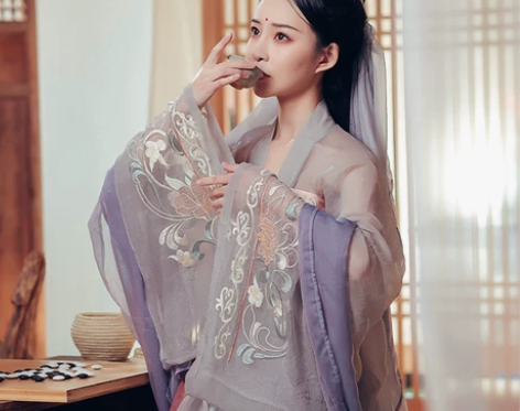 都城南庄汉服南歌子齐胸襦裙广袖原创正品日常...