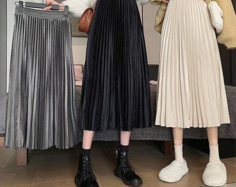 秋季2022半身裙女春秋小个子半身长裙显瘦...