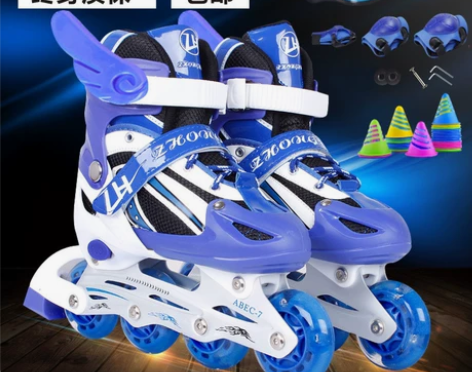 特价儿童女溜冰鞋全套旱冰鞋滑冰鞋直排轮滑鞋...