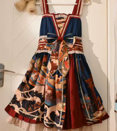 【怀石浪屿】CEL洋装设计 【绀色M码】 ...