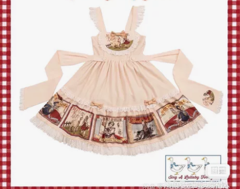 【xd包邮出】摇篮曲家 童谣 小高腰切替J...