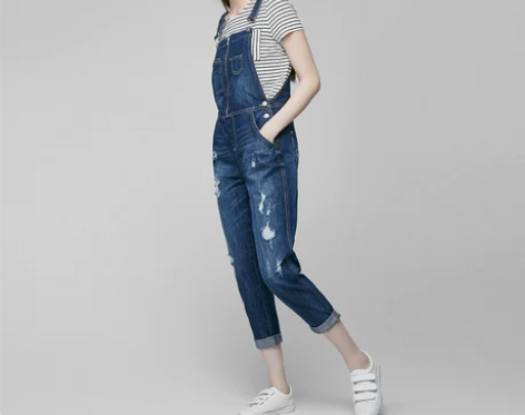 Vero Moda2017春季新品破洞九分...
