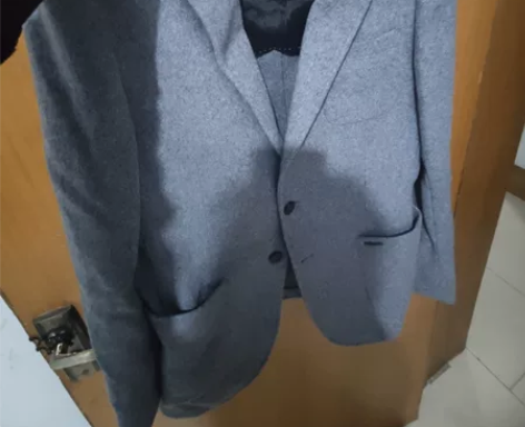 清理衣柜男士呢子西服外套 180，码自己参...