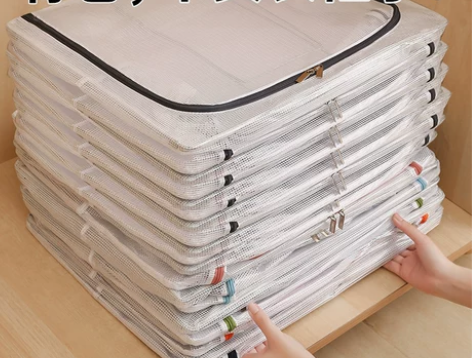 衣服收纳箱布艺装衣物袋衣柜折叠整理箱子宿舍...