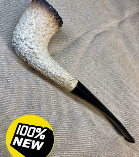 全新白象坦桑尼亚海泡石烟斗  麻面祖鲁斗型...