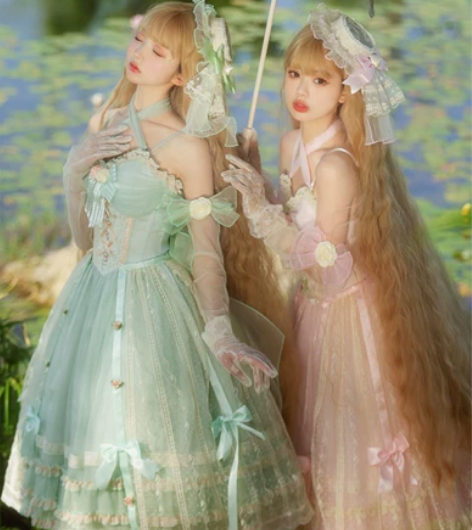 出伯爵夫人朝花夕拾绿色六件套加坎肩,图2拉...