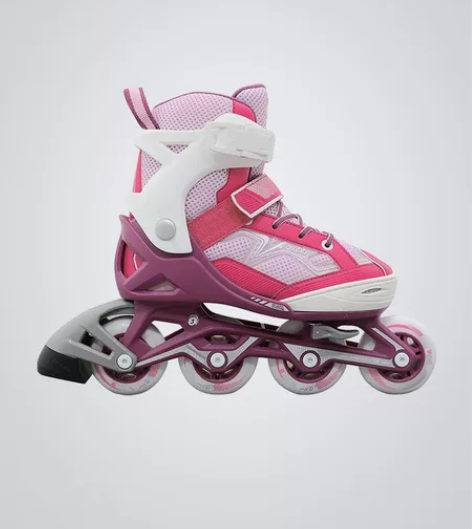 迪卡侬溜冰鞋儿童初学者中大童轮滑鞋滑冰鞋滑...