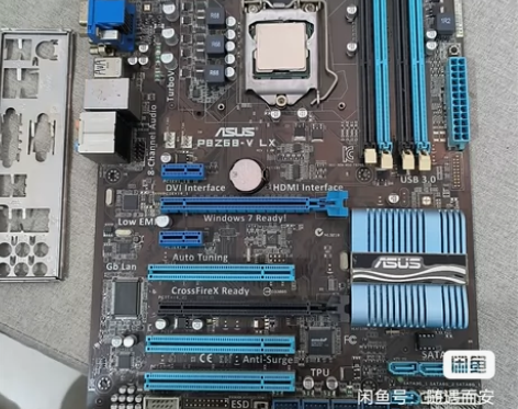 华硕P8Z68-V LX拆机主板，成色不错...