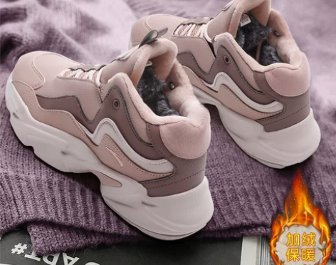 安踏棉鞋女鞋官网旗舰2020冬季新款加绒保...