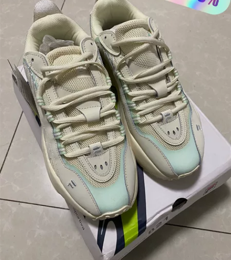 斐乐ade老爹鞋厚底鞋运动鞋休闲鞋ade灰...