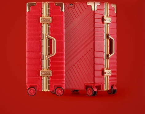 【双11狂欢价】红色行李箱结婚陪嫁新娘嫁妆...