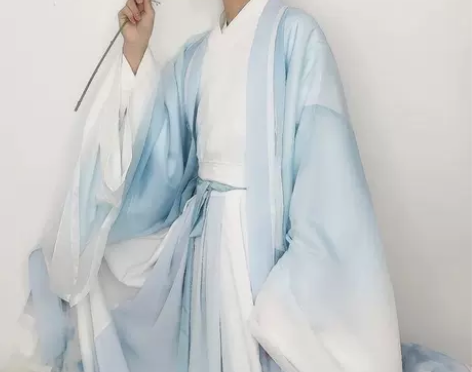 倾衣原创汉服陌上玉魏晋中国风男女情侣大袖山...