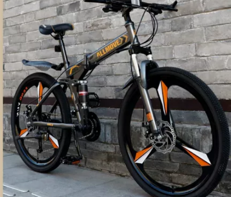 折叠山地自行车男变速越野单车新型公路赛车2...