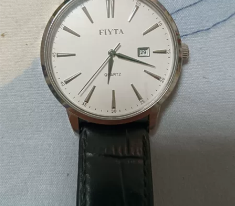 飞亚达/Fiyta手表皮带双日历男表 精钢...