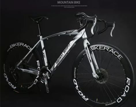 公路自行车赛车变速实心胎弯把活飞网红死飞肌...