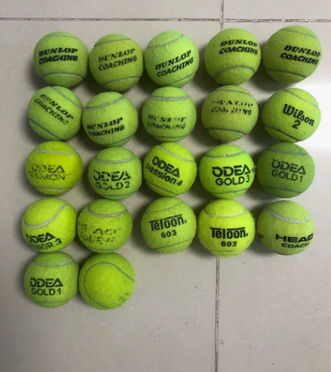 旧网球。自用。22颗。60元。北京当面交易...