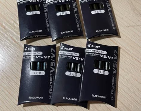 百乐V5升级版直液式0.5可换墨胆bxc-...