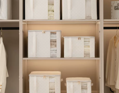 布艺收纳箱 布艺收纳箱家用衣服衣物棉被被子...