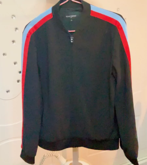 太平鸟男士运动套装 尺码见图非常顺滑，且黑...