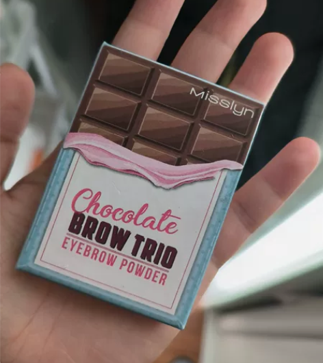 出Misslyn媚思琳巧克力三色眉粉，07...