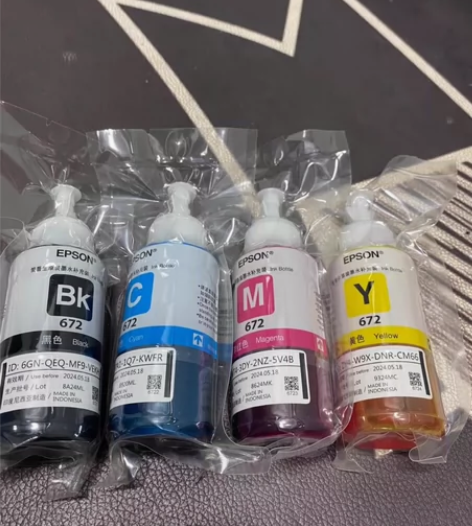 爱普生672原装拆机墨水 ,一套45包邮。...