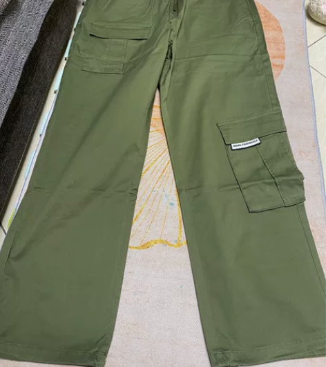 马克华菲休闲裤子男春秋季款街头抽绳束脚裤工...