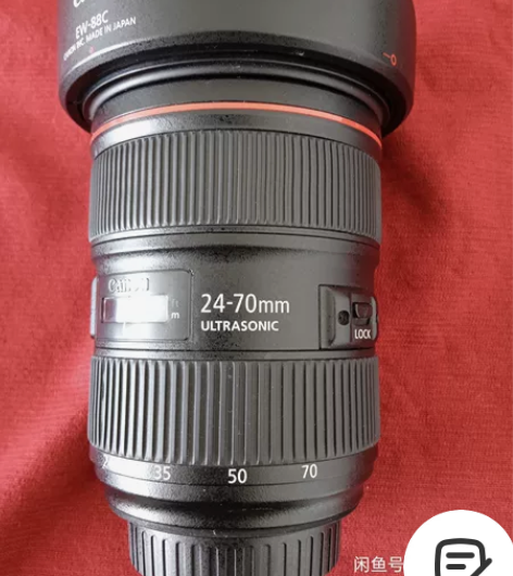 佳能24-70mm镜头 刚拍的实体图 ...